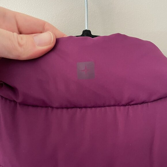 Mountain Hardware Zip Up Down Filled Outdoor Winter Casual Puffer Vest Purple 8 - Picture 5 of 9